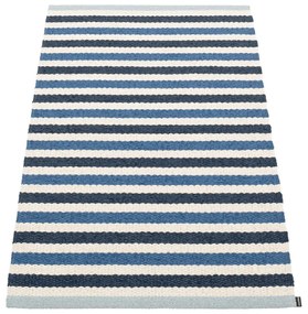 Modro-krémový vnútorný a vonkajší koberec 70x120 cm Teo Denim – Pappelina