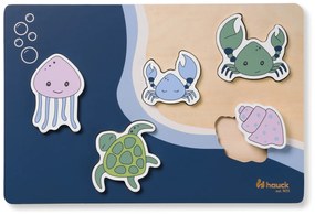 Hauck Puzzle drevené vkladacie Puzzle N Fit Sea