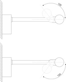 LED osvetlenie zrkadla do kúpeľne MIRROR LED/8W/230V 4000K IP44 60 cm čierna