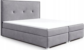 Kontinentálna posteľ Dva kontajnery matrac Bonell Larmo 160x200 Šedá