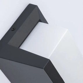 LED Vonkajšie nástenné svietidlo NEELY 1xE27/9W/230V 3000K IP54 antracit