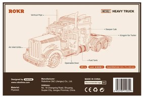 Robotime Rokr 3D Velký nákladní tahač MC502 286ks