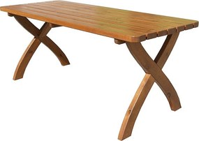 Masívny stôl z borovice drevo lakované 40 mm (rôzne dĺžky) 160 cm