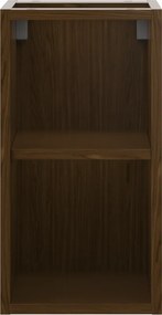 Mexen Box-A, otvorená skrinka s policou 25 cm, orech, 91AX2-0250-470-0-86