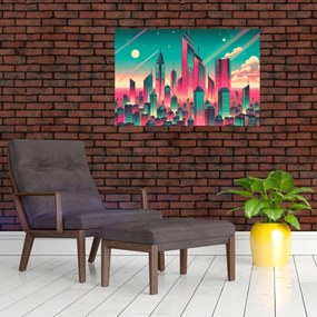 Obraz – Veľkomesto v pop-art štýle (90x60 cm)