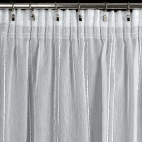 ZÁCLONA NA PÁSKE NASTIA 140X280 CM BIELA