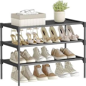 XXXLutz REGÁL NA TOPÁNKY, čierna, 62,3/53,5/29,7 cm Boxxx - Online Only drobný nábytok - 002543072701
