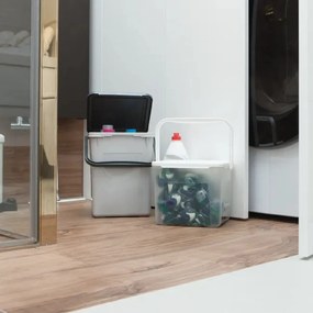 2. akosť - Nádoba na prací prášok, granule alebo bioodpad – 4,5l DETERGENT sivý (bez vrchnáka)