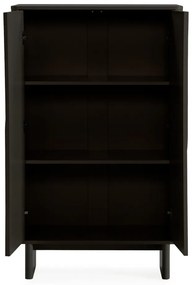 Čierna skrinka 80x130x40 cm Solei – MOME