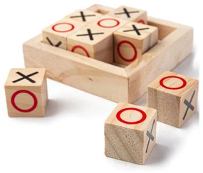 Bigjigs Toys Drevené piškvorky kocky