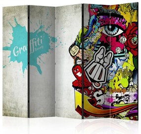 Artgeist Paraván - Graffiti Beauty [Room Dividers]
