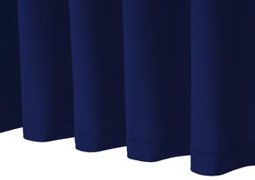 Biante Dekoračný záves Rongo RG-084 Námornícka modrá 140x230 cm