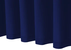 Biante Dekoračný záves Rongo RG-084 Námornícka modrá 140x170 cm