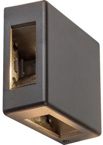 Rabalux 7317 - LED Vonkajšie nástenné svietidlo LIPPA LED/6W/230V IP54 čierna