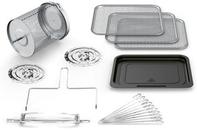 SILVERCREST®  KITCHEN TOOLS Teplovzdušná fritéza 9 v 1 SHF 1800 B1  (100374934)