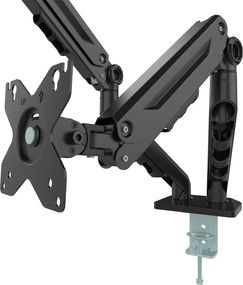 Stolový držiak na 2 monitory s plynovou pružinou, 17–32"