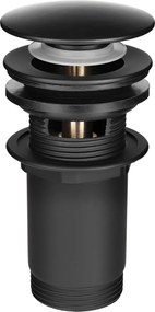 Laveo Univerzálna umývadlová výpusť Click-Clack - CKK_72R3, čierna mat