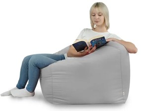 Sedací vak AMALFI svetlo sivý