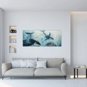 Obraz - Podmorská maľba (120x50 cm)