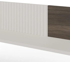 Nástěnná police Random 150 cm kašmír/ořech