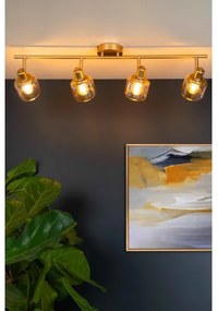 Lucide 77979/04/02 - Bodové svietidlo BJORN 4xE14/40W/230V zlatá