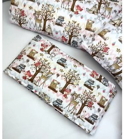 INTERMEDIC SK - Mantinel do postieľky Lesík 180x30 cm - 100% bavlna