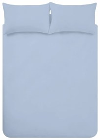 Svetlomodré flanelové obliečky na dvojlôžko 200x200 cm Brushed – Catherine Lansfield