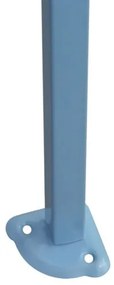 vidaXL Profesionálny skladací párty stan+4 steny 3x6 m, oceľ, krémový-