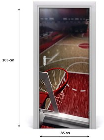 Fototapeta samolepiace dvere basketbal ihrisko 85x205 cm