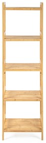 G21 Bambusový regál, 5 políc, 5 poschodí