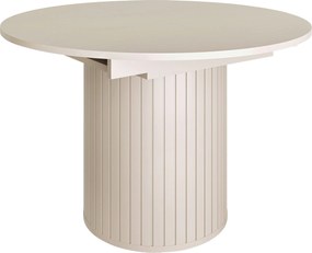 XXXLutz JEDÁLENSKÝ STÔL, kašmírová, 120-160/120/76,8 cm Milino - Stoly - 002238000709
