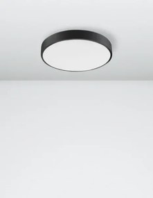 LED stropné svietidlo Hadon 40 čierne