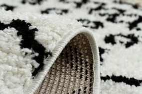 Behúň BERBER SAFI, biely, strapce