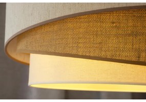 Duolla - Prisadený luster KOBO 1xE27/15W/230V pr. 45 cm béžová/hnedá/biela