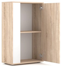 Obývací stěna Berno dub Sonoma/bílá