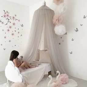 Baldachýn Princess šedá