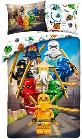 Bavlnené posteľné obliečky LEGO Ninjago - 100% bavlna - 70 x 90 cm + 140 x 200 cm