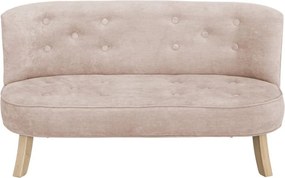 Detská sedačka špinavo ružová 17 cm Biela