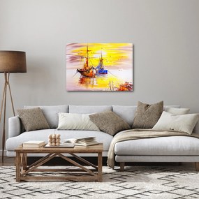 Obraz - Maľba loďou (70x50 cm)