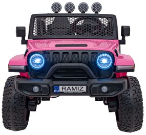 RAMIZ Elektrická autíčko OFF-ROAD 3.0 - ružové - 4x35W- BATÉRIA - 12V14Ah - 2024