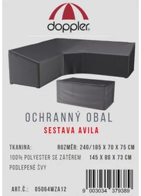 Doppler Ochranný obal na zostavu AVILA - pravý roh