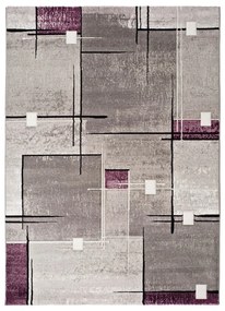 Sivo-fialový koberec Universal Detroit, 140 x 200 cm