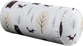 Jednoduchý valcový vankúš farba produktu hnedá látka vzorované