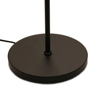 Stmievateľná LED stojacia lampa NORA LED/25W/230V 2200/3000/4000K + LED/5W 3000K čierna + diaľkové ovládanie