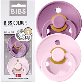 Kaučukové cumlíky BIBS Colour 0m+ 2ks Farba: čierna-biela