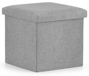 Skladacia taburetka sivá L sivá