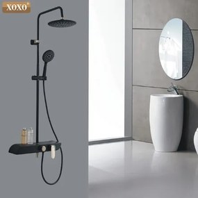Moderný sprchový set v 3 farbách - X71 Čierna