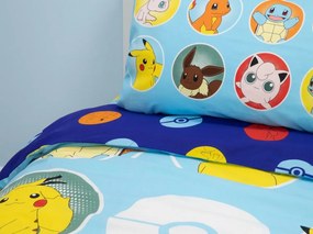 Detské obliečky POKÉMON TEAM farebné Rozmer obliečky: 70 x 80 cm | 140 x 200 cm