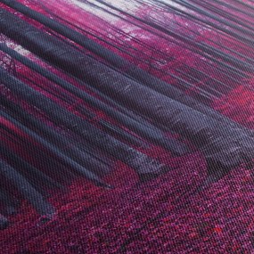 Obraz ružového lesa (120x50 cm)