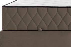 Posteľ Reve 180x200 cm, svetlo hnedá látka